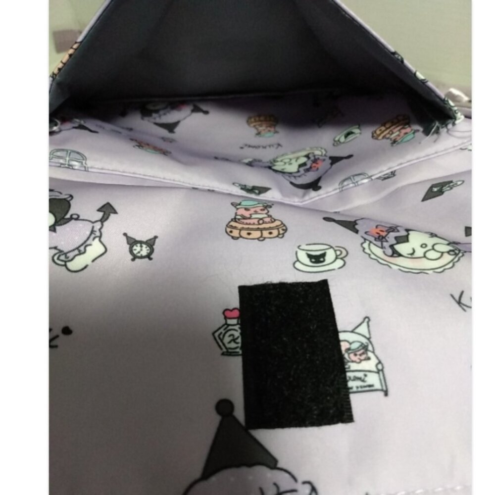 Kuromi Lavender Backpack Dear Sunny Hello Kitty Purple All Over Print AOP Girls - Picture 6 of 8